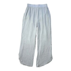 S’Edge Martha Angled Hem Cotton Gauze Pants size XL